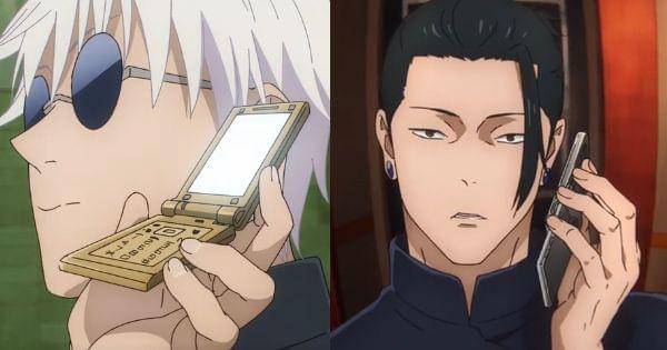 Gojo dan Geto berbincang via ponsel ( Dok. Mappa / Jujutsu Kaisen S2)
