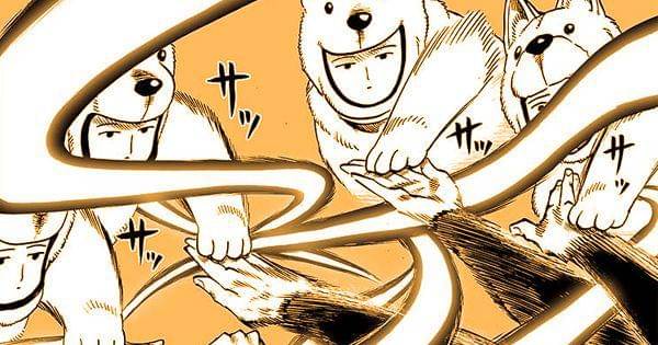 Watchdog Man mampu menangani semua serangan Garou ( Dok. Weekly Young Jump / One Punch Man )