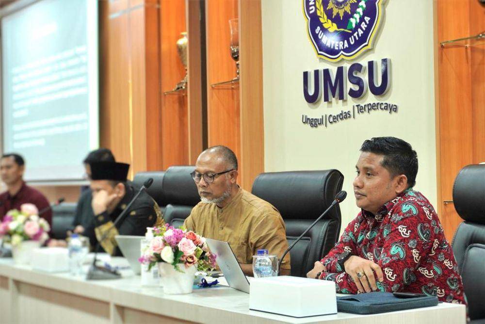 Regional Meeting se-Sumatera dan Kalimantan Barat Majelis Hukum dan HAM (MHH) PP Muhammadiyah di Kampus UMSU Medan pada Rabu (5/7/2023) dan Kamis (6/7/2023). (Dok. IDN Times)
