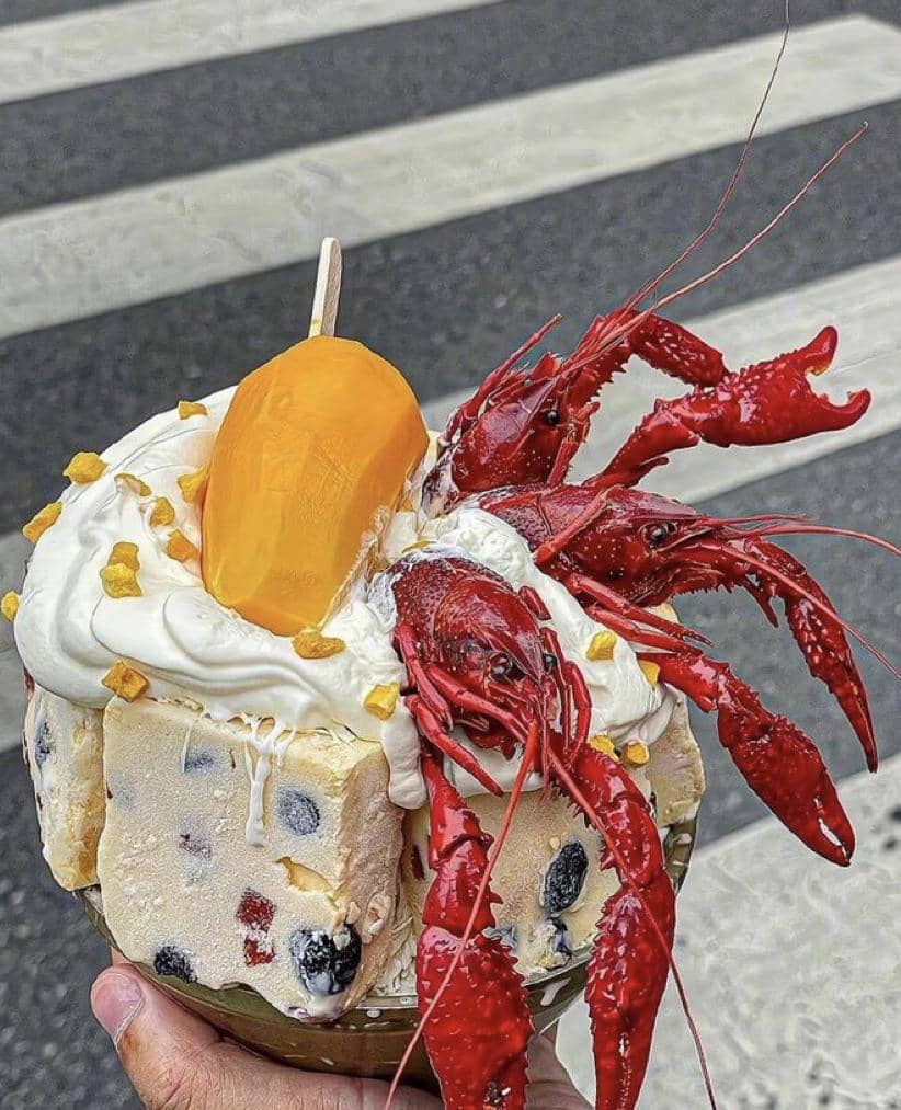 potret kombinasi aneh es krim dengan makanan lain (reddit.com/user/WindyFromWater7)