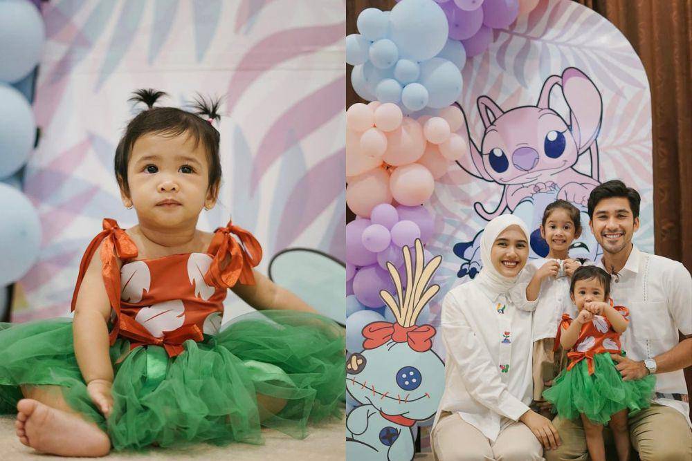 10 Momen Ultah Ke-1 Anella Anak Annissa Soebandono, Bertema Stitch!
