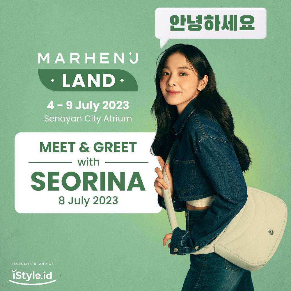 potret Seol In Ah dalam mempromosikan brand tas Marhen.J (instagram.com/marhen.j.indonesia)