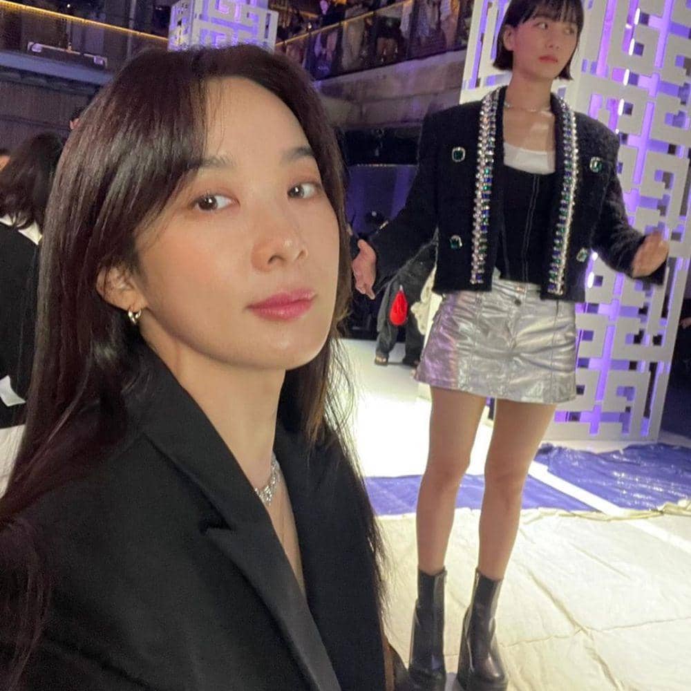 di balik layar drama Korea 'Celebrity' (instagram.com/lavieenbluu)