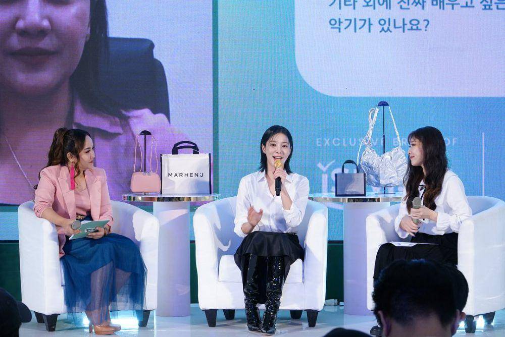 potret Seol In Ah saat menghadiri acara Marhen.J di Senayan City (instagram.com/senayancity)