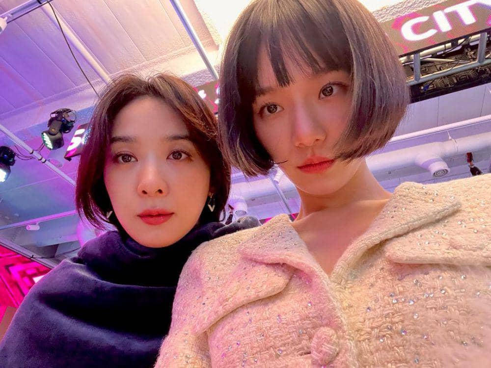 di balik layar drama Korea 'Celebrity' (instagram.com/leechungah)