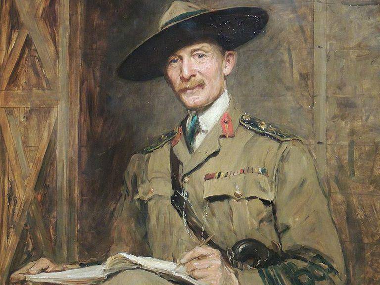 potret lukisan Robert Baden-Powell (commons.wikimedia.org/Hubert von Herkomer)