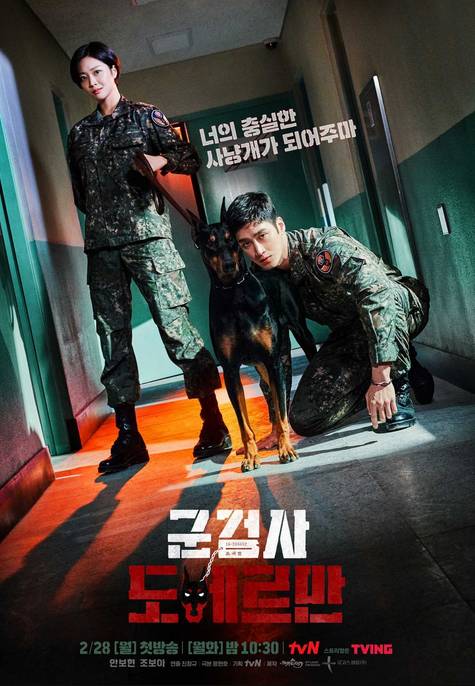 poster drama Military Prosecutor Doberman (dok. tvN/Military Prosecutor Doberman)