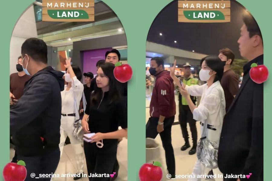 Seol In Ah di Jakarta (instagram.com/marhen.j.indonesia)