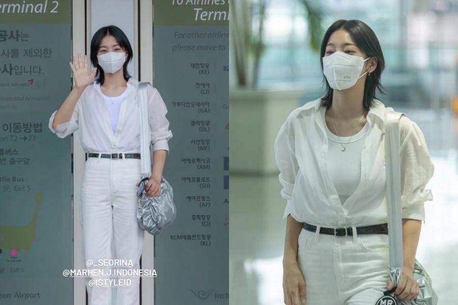 Seol In Ah berangkat ke Jakarta (instagram.com/marhen.j.indonesia)