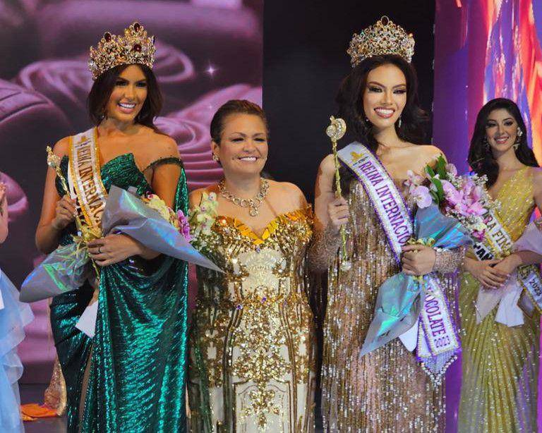 Ayu Michelle berhasil raih gelar Reina Internacional del Chocolate 2023. (dok. YDMB)