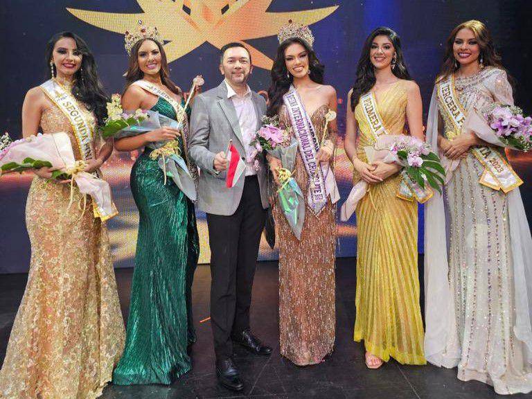 Ayu Michelle berhasil raih gelar Reina Internacional del Chocolate 2023. (dok. YDMB)