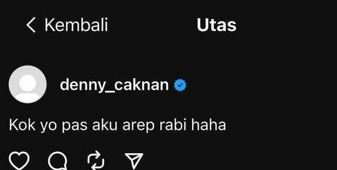 klarifikasi Happy Asmara (instagram.com/denny_caknan)
