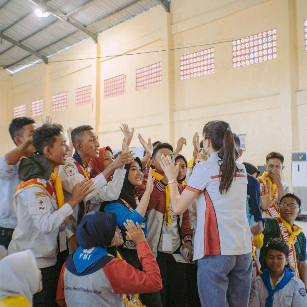 Raline Shah ikut acara Jumbara Nasional Palang Merah Remaja (instagram.com/ralineshah)
