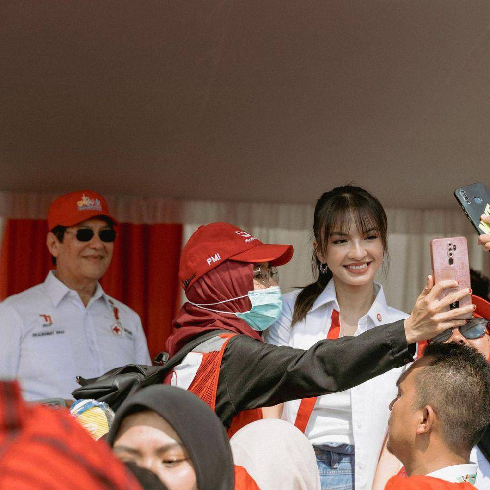 Raline Shah ikut acara Jumbara Nasional Palang Merah Remaja (instagram.com/ralineshah)