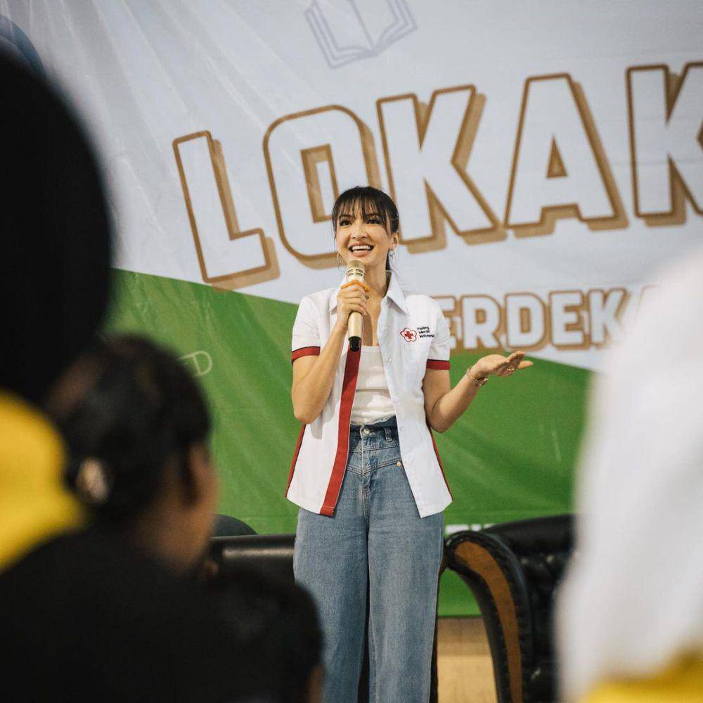 Raline Shah ikut acara Jumbara Nasional Palang Merah Remaja (instagram.com/ralineshah)