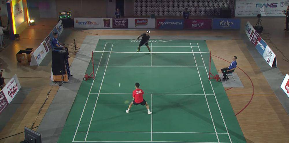 Raffi vs Dion Wiyoko badminton (youtube.com/ransentertainment)