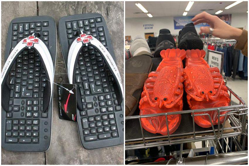 9 Desain Sandal Jepit Teraneh, Ada yang Bentuk Keyboard, dong!