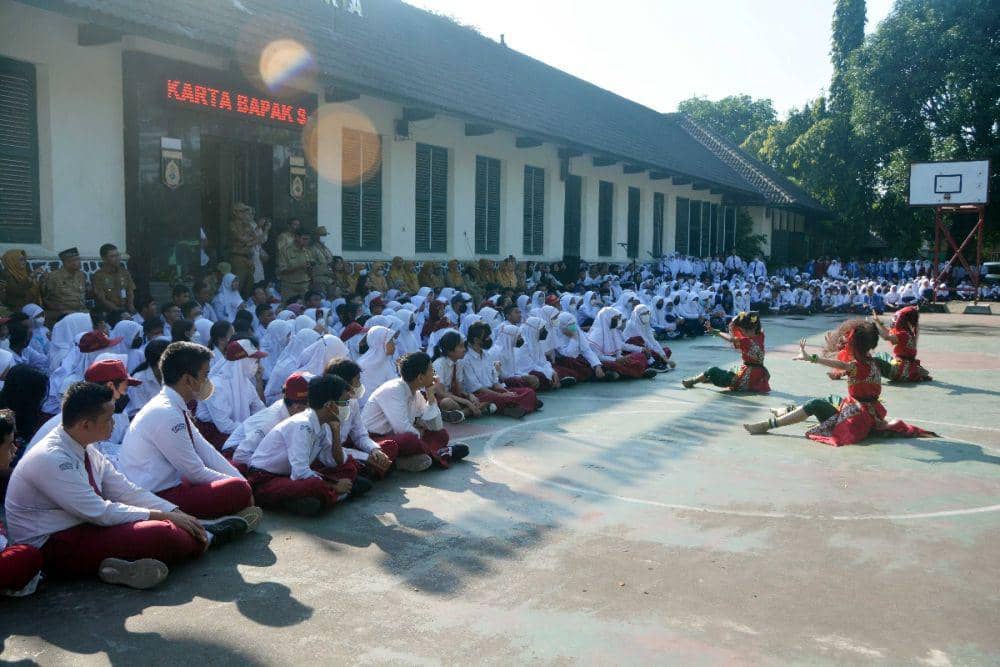 Kegiatan MPLS di SMPN 5 Yogyakarta. (Dok. Istimewa)