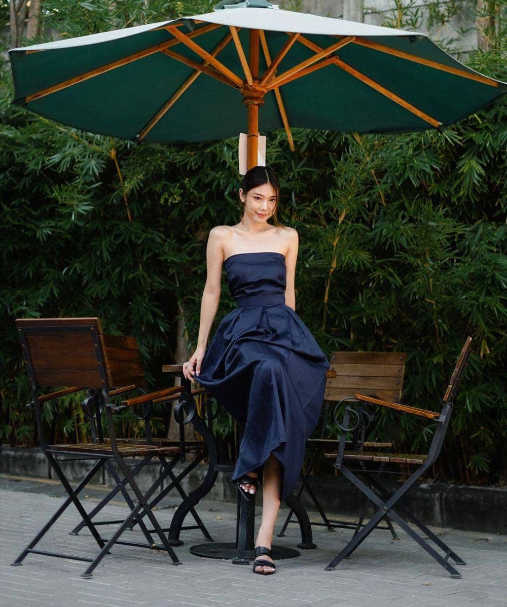 Style pesta ala Nesya Rhenata. (instagram.com/nesyarhenata)