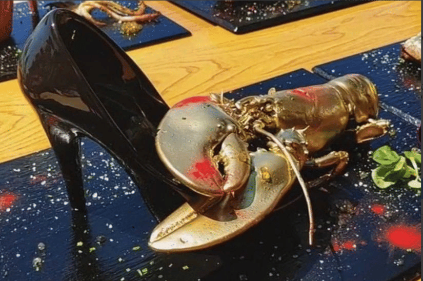 potret penyajian hidangan lobster aneh (reddit.com/user/fishticky)