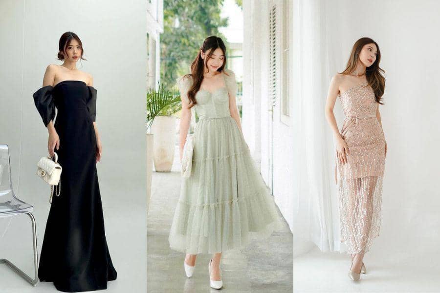 14 Style Dress untuk Pesta ala Nesya Rhenata, Glamour nan Memukau