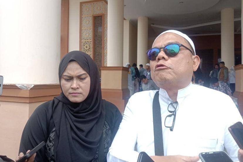 Mulya Asri Rambe sebagai salah satu jemaah haji yang telah tiba di Debarkasi Medan (Dok. Istimewa)