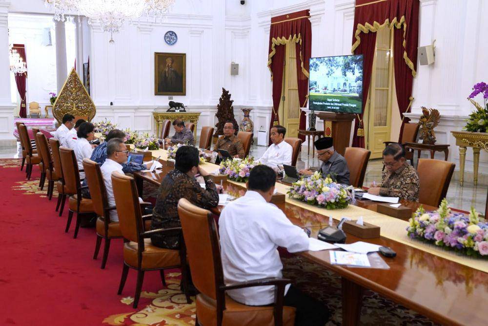 Presiden Jokowi Pimpin Ratas Terkait Hilirisasi Produk Pangan (dok. Sekretariat Presiden)