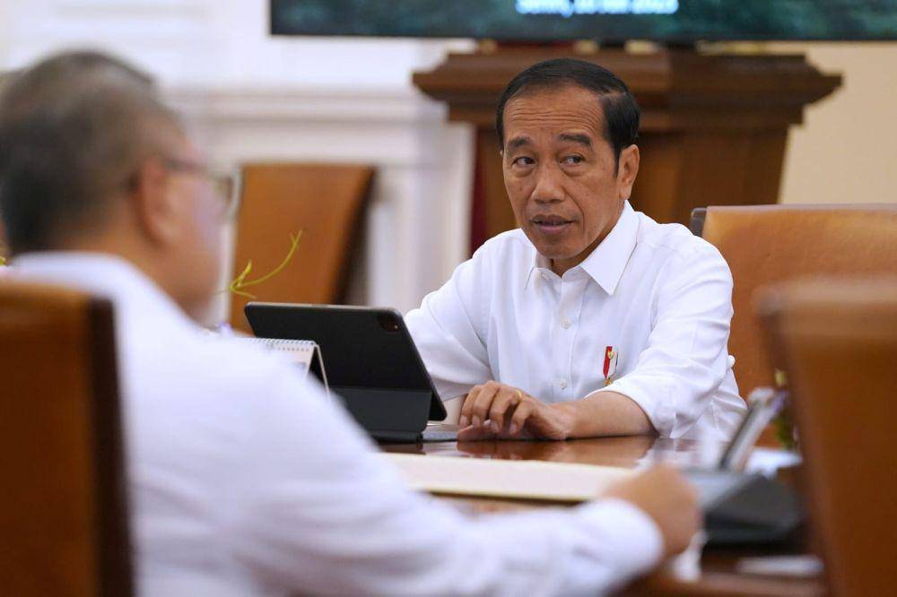 Presiden Jokowi Pimpin Ratas Terkait Hilirisasi Produk Pangan (dok. Sekretariat Presiden)