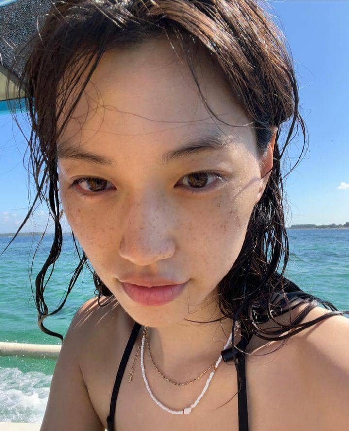 Kim Do Yeon di Bali (Instagram.com/lafilledhiver_)