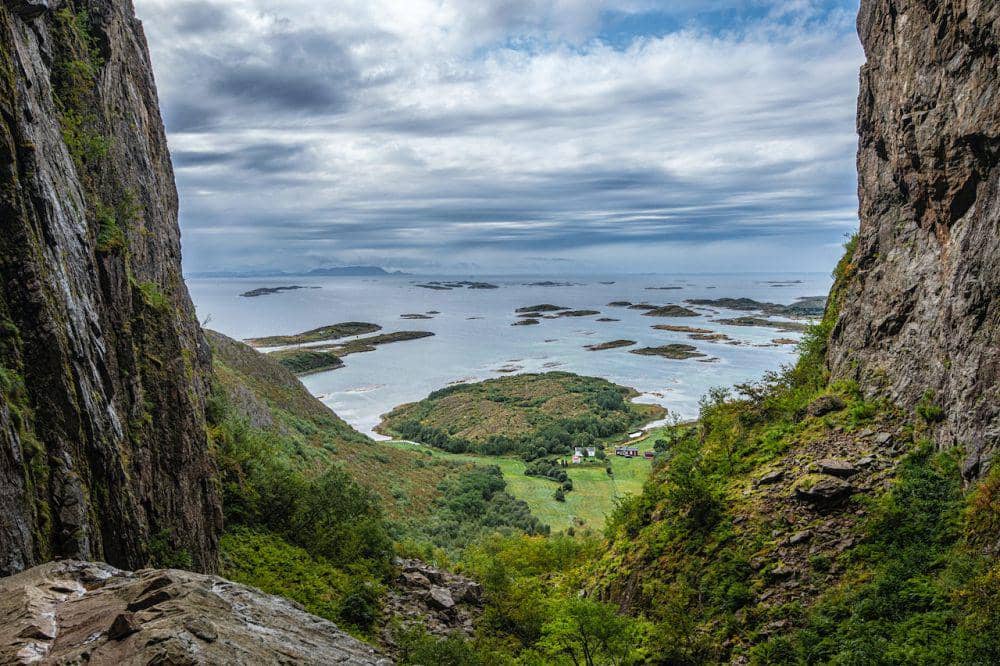Potret fjord di Norwegia