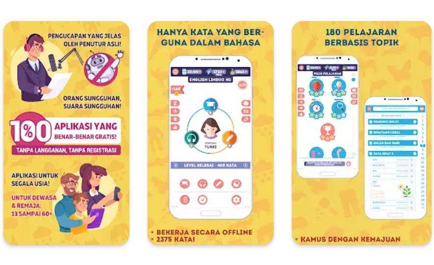 potret aplikasi Inggris untuk Pemula: LinDuo (LinDuo/Inggris untuk Pemula: LinDuo)