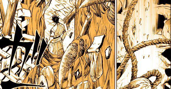 Malevolent Shrine milik Sukuna runtuh ( Dok. Mangaplus / Jujutsu Kaisen )