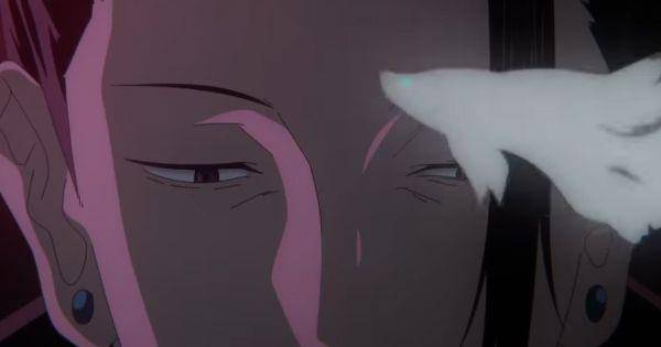 Geto menutup mata saat ikan putih melewatinya ( Dok. Mappa / Jujutsu Kaisen S2)
