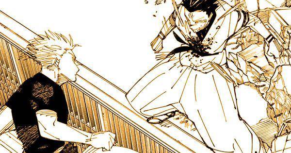Gojo dan Sukuna kembali baku hantam ( Dok. Mangaplus / Jujutsu Kaisen )