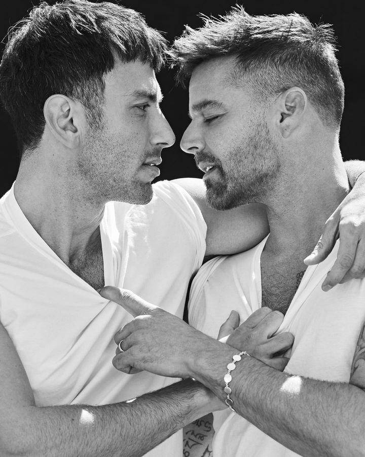 potret kenangan Ricky Martin dan suami (instagram.com/ricky_martin)