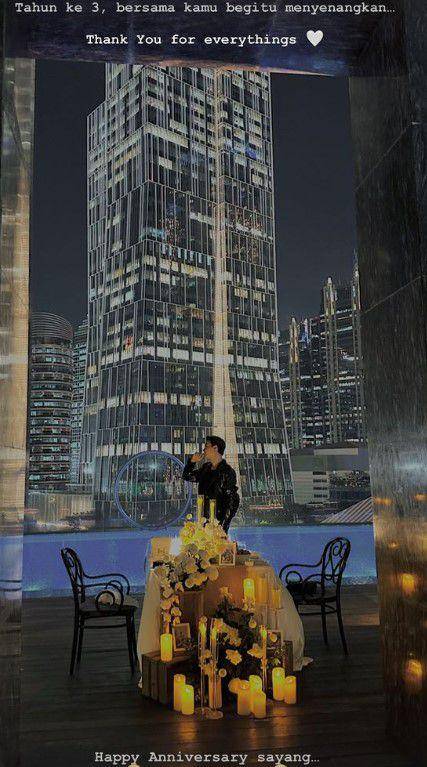 anniversary Dinda Hauw dan Rey Mbayang (Instagram.com/dindahw)