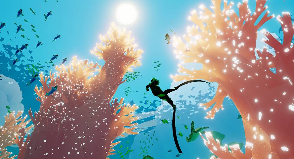 gameplay dari game ABZU (2016) (dok. Giant Squid)