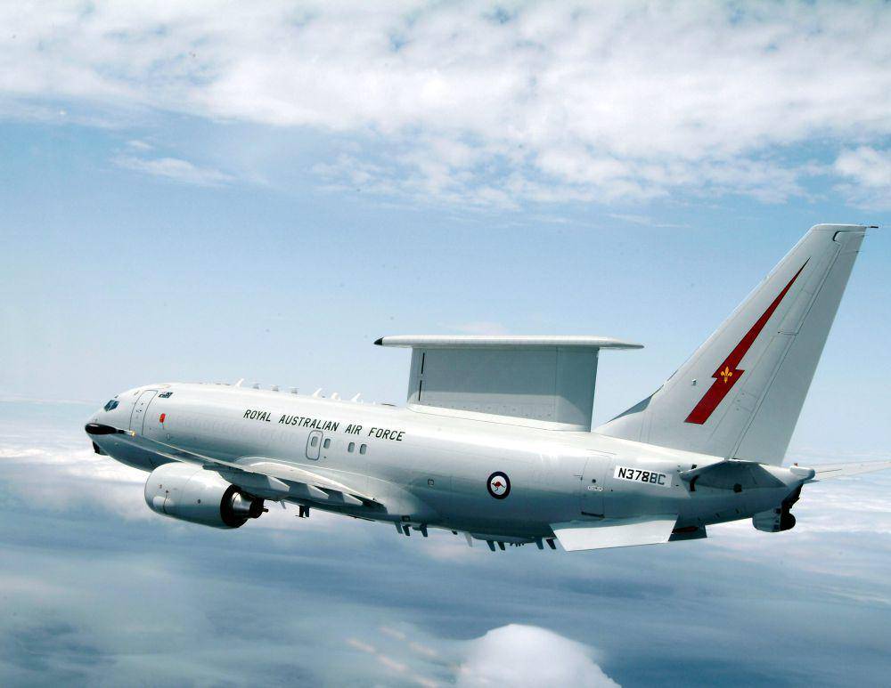 ilustrasi pesawat E7 Wedgetail (Twitter.com/Boeing Australia)