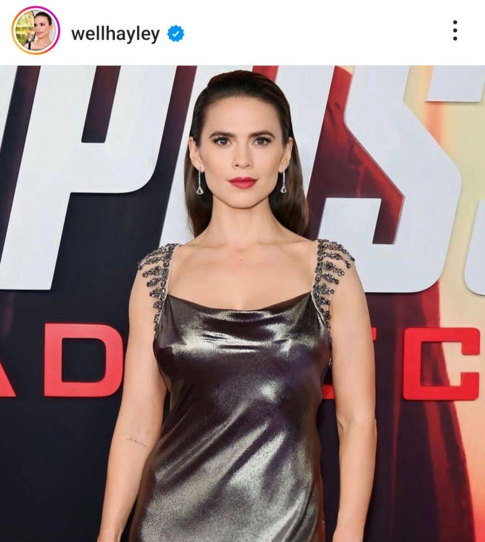 potret Hayley Atwell (via Instagram.com/wellhayley)