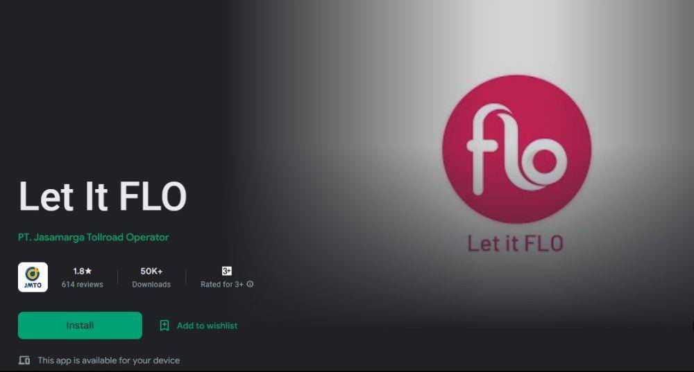 Tampilan aplikasi Let It Flo di Google Play Store (dok. Let It Flo)