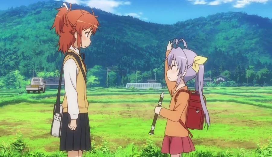 Renge Miyauchi dan Natsumi Koshigaya dari anime Non Non Biyori (2013) (dok. SILVER LINK/ Non Non Biyori)