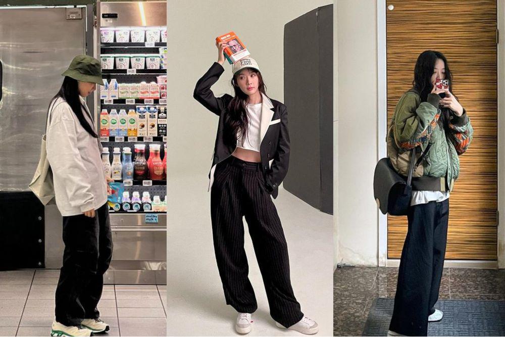 10 Outfit Boyish Style Lee Chung Ah, Selebgram Kaya di Celebrity