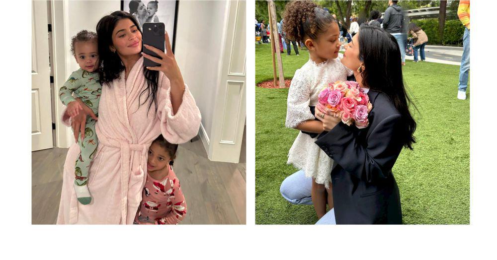 8 Potret Kylie Jenner Momong Anak, Keibuan Banget!