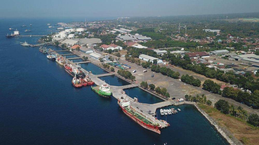 PT SPMT melakukan penghijauan di area Pelabuhan Tanjung Wangi, Banyuwangi sepanjang bulan Juni 2023. (Dok. IDN Times)