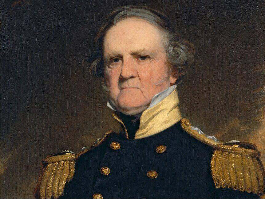 potret lukisan Winfield Scott (commons.wikimedia.org/Robert Walter Weir)