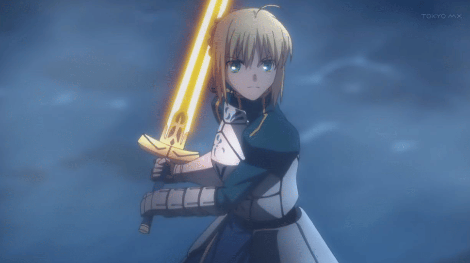 Artoria Pendragon dari anime Fate/Zero (2011) (dok. ufotable)