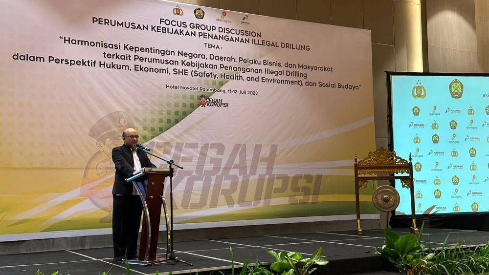 Satgasus Pencegahan Korupsi Mabes Polri melakukan upaya pencegahan illegal drilling. (Dok. Satgasus Polri)