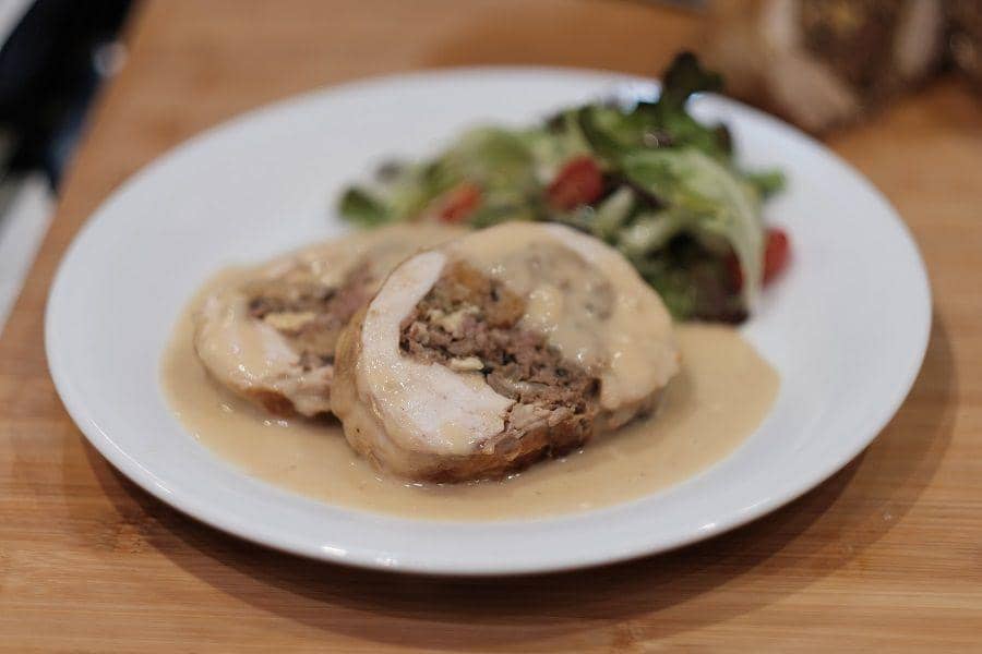 Chicken ballotine ala chef Devina Hermawan (Dok. IDN Times)