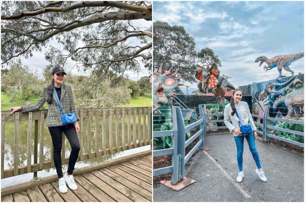 9 Outfit Sandra Dewi saat Berlibur ke Australia, Selalu Stunning!