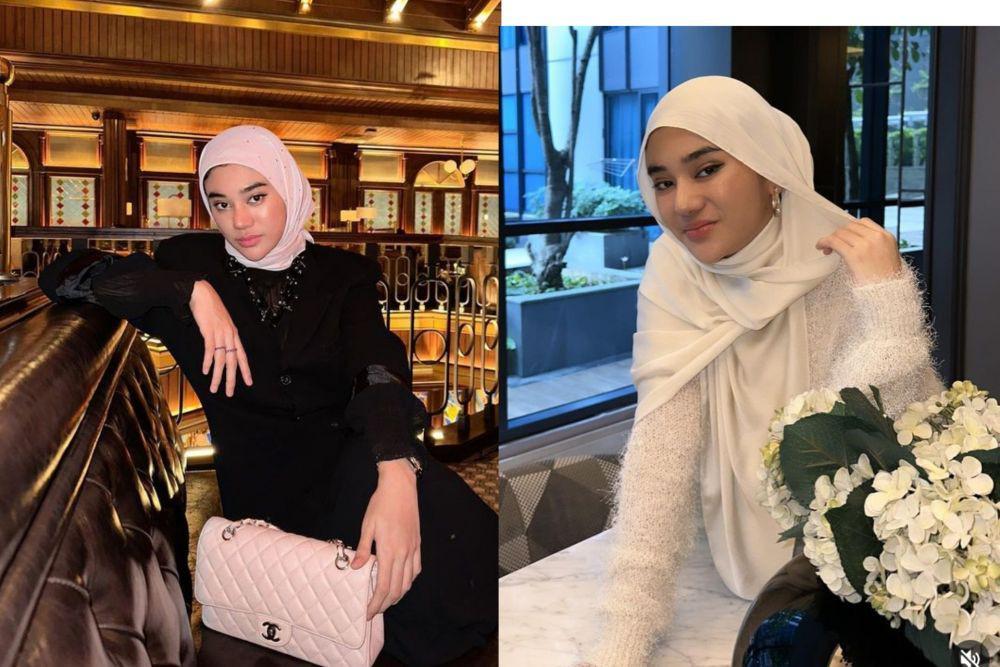 10 Potret Clara Shinta Mantap Berhijab Usai Pulang Umrah